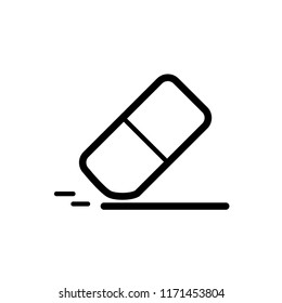 eraser icon vector template