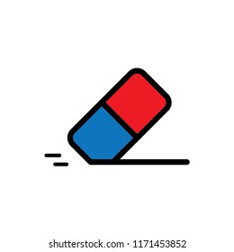eraser icon vector template