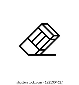 eraser icon vector template