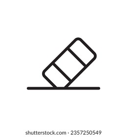 eraser icon vector template illustration logo design