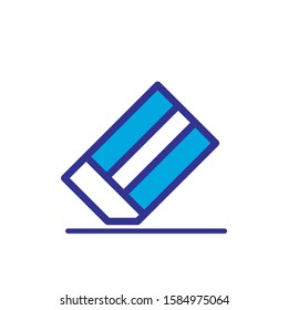 eraser icon vector trendy design