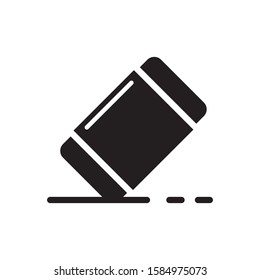 eraser icon vector trendy design