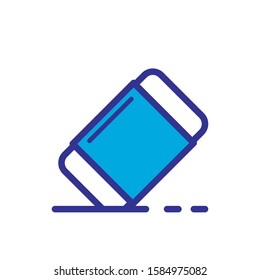 eraser icon vector trendy design