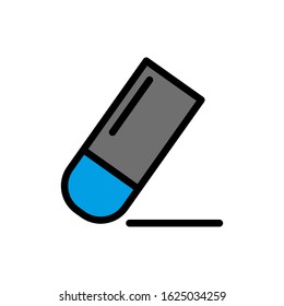 Eraser icon vector trendy design