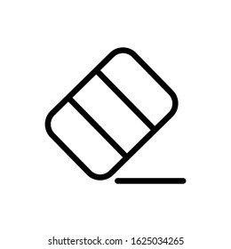Eraser icon vector trendy design