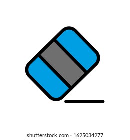 Eraser icon vector trendy design