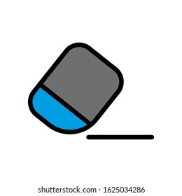 Eraser icon vector trendy design