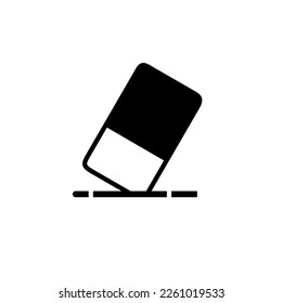 eraser icon vector in trendy design