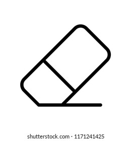 Eraser icon, Eraser icon vector, in trendy flat style isolated on white background