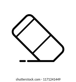 Eraser icon, Eraser icon vector, in trendy flat style isolated on white background
