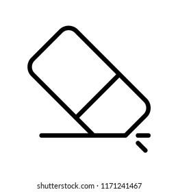 Eraser icon, Eraser icon vector, in trendy flat style isolated on white background