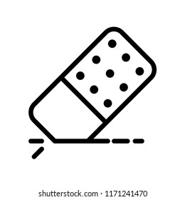 Eraser icon, Eraser icon vector, in trendy flat style isolated on white background