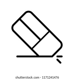 Eraser icon, Eraser icon vector, in trendy flat style isolated on white background