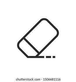 Eraser Icon Vector, In Trendy Flat Style Isolated On White Background. Eraser Icon Image, Eraser Icon Illustration