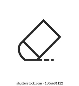 Eraser Icon Vector, In Trendy Flat Style Isolated On White Background. Eraser Icon Image, Eraser Icon Illustration