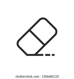 Eraser Icon Vector, In Trendy Flat Style Isolated On White Background. Eraser Icon Image, Eraser Icon Illustration