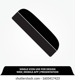Eraser icon, Eraser icon vector, in trendy flat style isolated on white background.