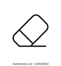 Eraser icon, Eraser icon vector, in trendy flat style isolated on white background. Eraser icon image, Eraser icon illustration