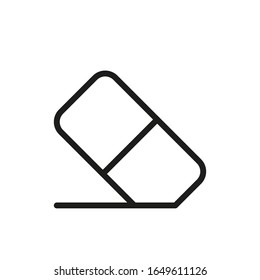 Eraser icon, Eraser icon vector, in trendy flat style isolated on white background. Eraser icon image