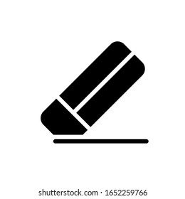 Eraser icon vector, in trendy flat style isolated on white background