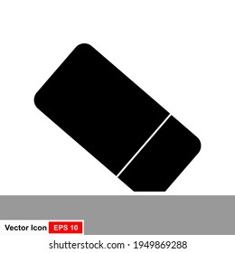 Eraser icon, Eraser icon vector, in trendy flat style isolated on white background