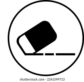 Eraser Icon Vector, In Trendy Flat Style Isolated On White Background. Eraser Icon Image,.eps