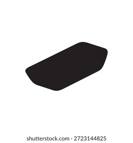Borracha ícone vetor na moda ilustração no fundo branco