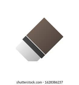 Eraser icon. eraser vector icon for web design isolated on white background
