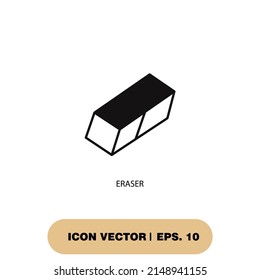 eraser icons  symbol vector elements for infographic web