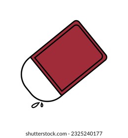 eraser isolated icon vector illustration design