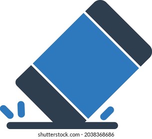 Eraser Isolated Vector icon which can easily modify or edit

