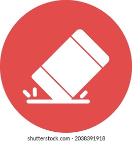 Eraser Isolated Vector icon which can easily modify or edit


