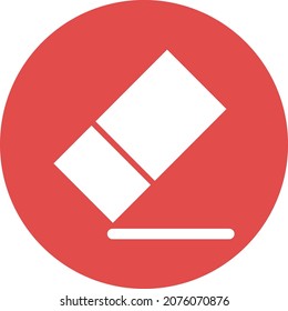 Eraser Isolated Vector icon which can easily modify or edit

