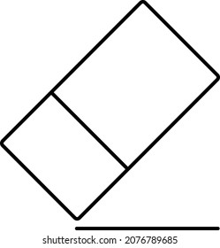 Eraser Isolated Vector icon which can easily modify or edit

