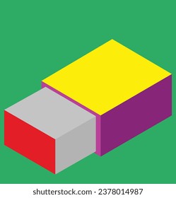 ilustración de diseño de prueba isométrica de borradores