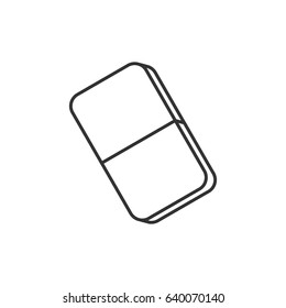 Eraser line icon