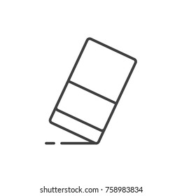 Eraser line icon.