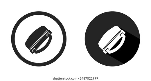 Eraser logo. Eraser icon vector design black color. Stock vector.