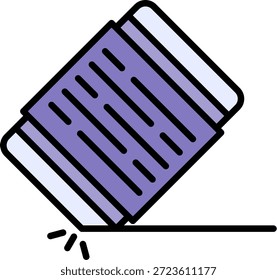 Eraser New Creative Icon Design Vector