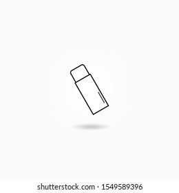 Eraser outline icon. Education flat icon. 