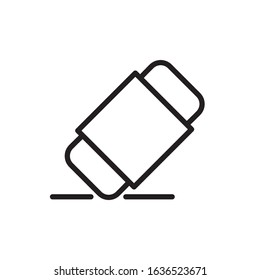 Eraser outline icon vector design template