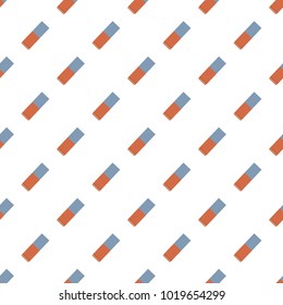 Eraser pattern seamless in flat style for any design