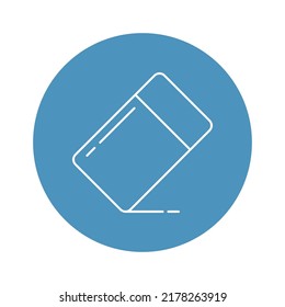 Eraser remove Vector icon which is suitable for commercial work and easily modify or edit it

