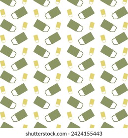 Eraser repeating trendy pattern beautiful multicolor vector background