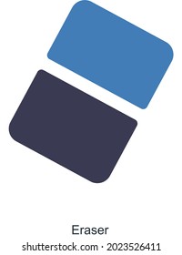 Eraser or Rubber Icon Concept