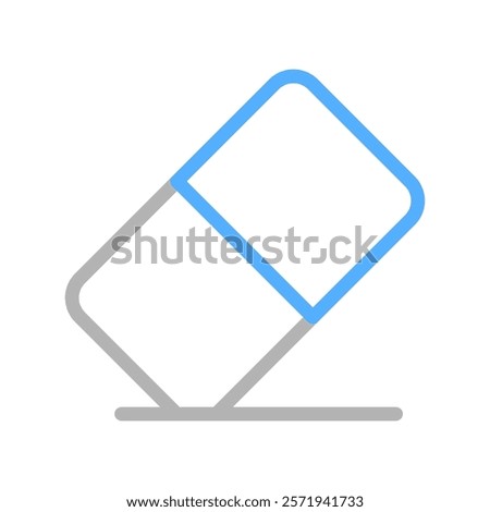 Eraser, rubber icon. Concept of delete, remove, and erase.
