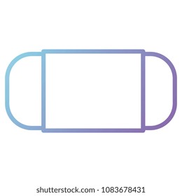 eraser school supply icon