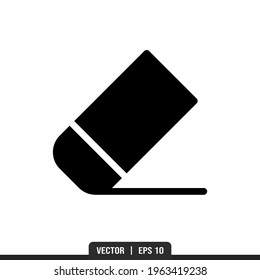 Vector de icono de silueta borrador, plantilla de logotipo de ilustración en estilo de moda. Idóneo para muchos fines.