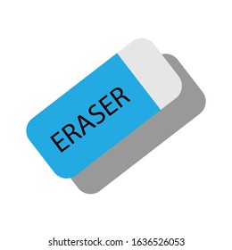 eraser simple illustration clip art vector