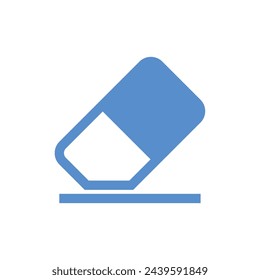 Eraser Stationery Icon Vector Template Illustration Design